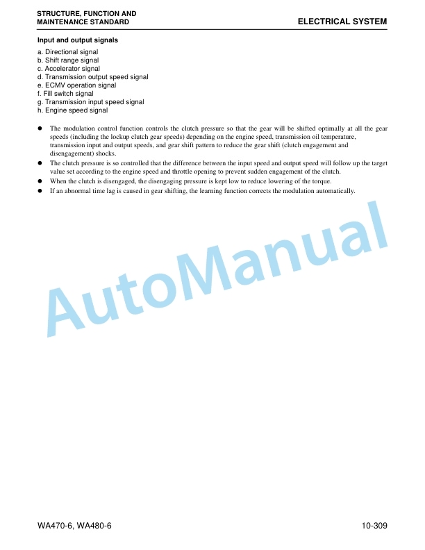 Komatsu WA470-6, WA480-6 Wheel Loader Shop Manual CEBM023002 2 Komatsu WA470-6, WA480-6 Wheel Loader Shop Manual CEBM023002-2