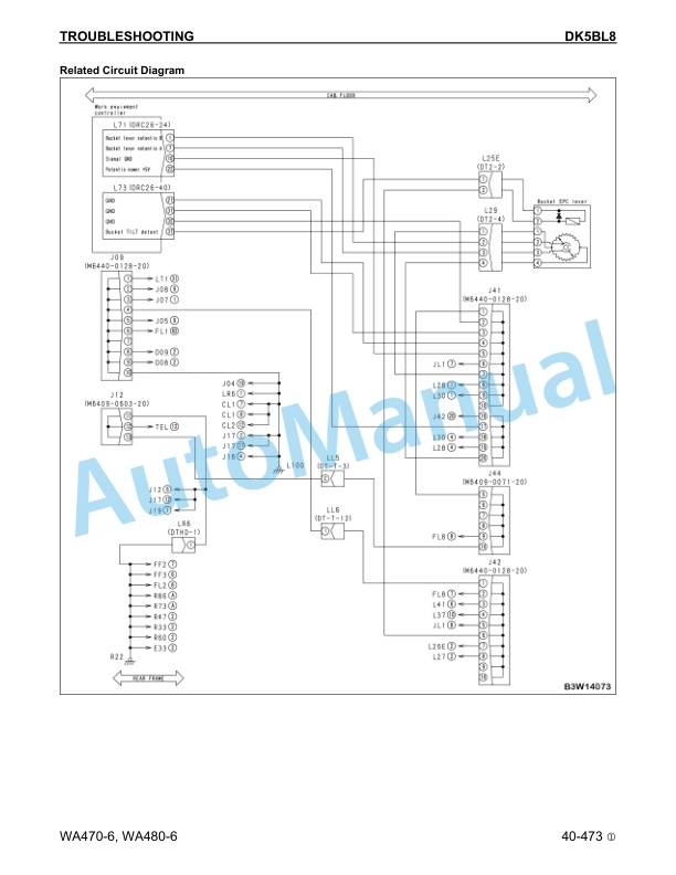 Komatsu WA470-6, WA480-6 Wheel Loader Shop Manual CEBM023002 4 Komatsu WA470-6, WA480-6 Wheel Loader Shop Manual CEBM023002-4