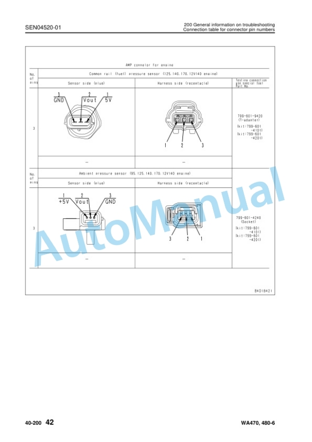 Komatsu WA470-6, WA480-6 Wheel Loader Shop Manual SEN04409-07 3 Komatsu WA470-6, WA480-6 Wheel Loader Shop Manual SEN04409-07 - Image 3