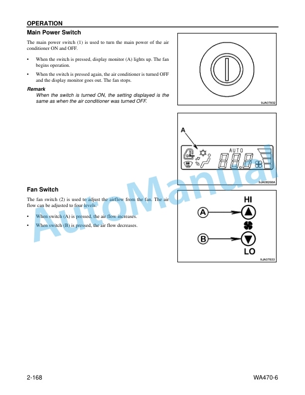 Komatsu WA470-6 Wheel Loader Operation and Maintenance Manual CEAM009204 4 Komatsu WA470-6 Wheel Loader Operation and Maintenance Manual CEAM009204 - Image 4