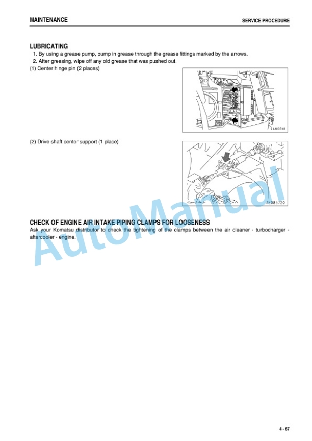 Komatsu WA470-6 Wheel Loader Operation and Maintenance Manual PEN01021-03 5 Komatsu WA470-6 Wheel Loader Operation and Maintenance Manual PEN01021-03 - Image 5