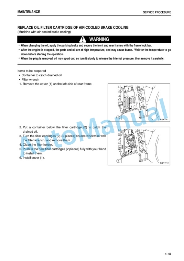 Komatsu WA470-6 Wheel Loader Operation and Maintenance Manual PEN01870-01 5 Komatsu WA470-6 Wheel Loader Operation and Maintenance Manual PEN01870-01-5