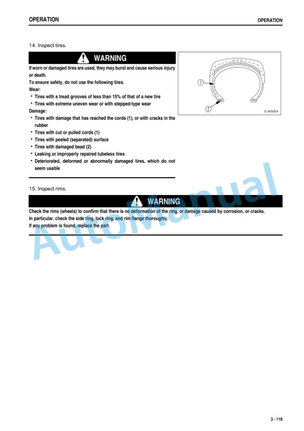 Komatsu WA470-6 Wheel Loader Operation and Maintenance Manual TEN00990-00 3 Komatsu WA470-6 Wheel Loader Operation and Maintenance Manual TEN00990-00 - Image 3