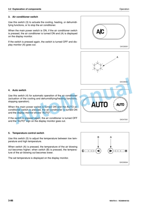 Komatsu WA470-6 Wheel Loader Operation and Maintenance Manual VEAM946102 3 Komatsu WA470-6 Wheel Loader Operation and Maintenance Manual VEAM946102 - Image 3