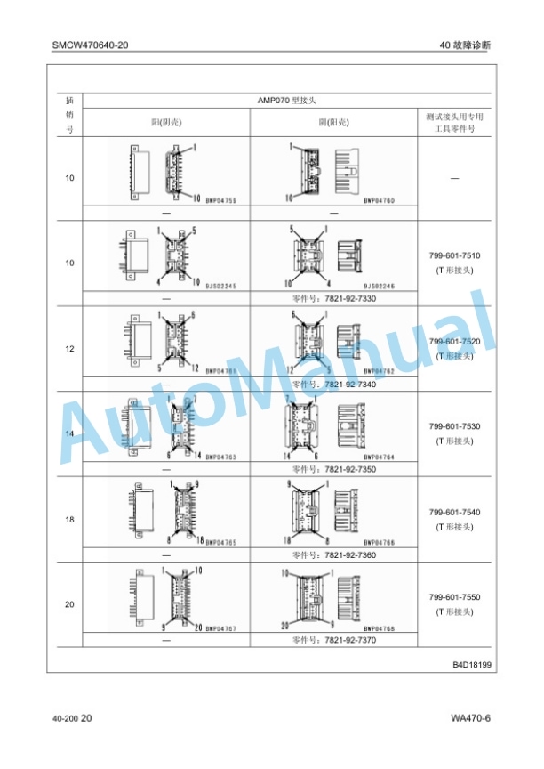 Komatsu WA470-6 Wheel Loader Parts Manual SMCW470600 3 Komatsu WA470-6 Wheel Loader Parts Manual SMCW470600 - Image 3