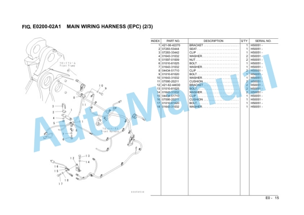 Komatsu WA470-6 Wheel Loader Parts Manual VZPB194602 2 Komatsu WA470-6 Wheel Loader Parts Manual VZPB194602-2