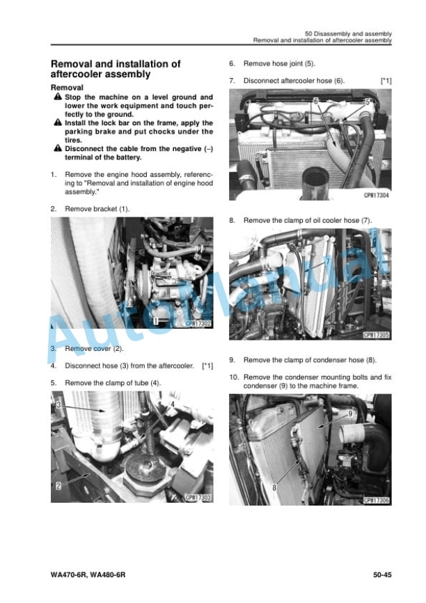 Komatsu WA470-6R, WA480-6R Wheel Loader Shop Manual SEN06594-10 5 Komatsu WA470-6R, WA480-6R Wheel Loader Shop Manual SEN06594-10 - Image 5