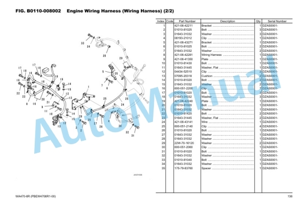 Komatsu WA470-6R Wheel Loader Parts Manual PBEW4706R1-00 2 Komatsu WA470-6R Wheel Loader Parts Manual PBEW4706R1-00-2