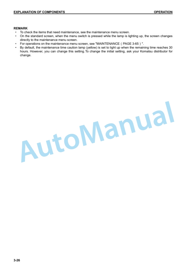 Komatsu WA470-7 Wheel Loader Operation and Maintenance Manual CEAM026702 2 Komatsu WA470-7 Wheel Loader Operation and Maintenance Manual CEAM026702 - Image 2