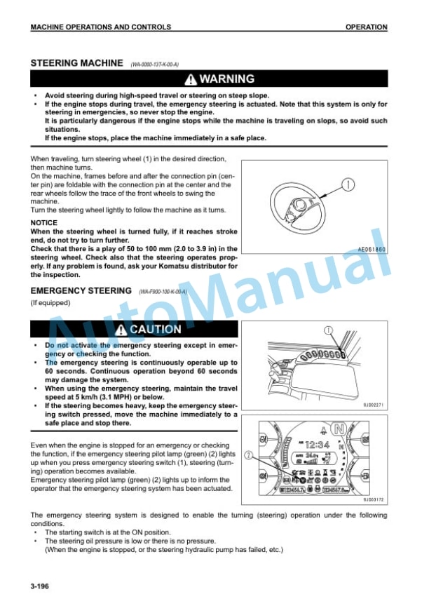 Komatsu WA470-7 Wheel Loader Operation and Maintenance Manual CEAM026702 4 Komatsu WA470-7 Wheel Loader Operation and Maintenance Manual CEAM026702 - Image 4