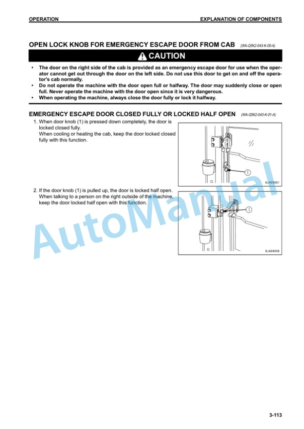 Komatsu WA470-7 Wheel Loader Operation and Maintenance Manual PEN01687-03 3 Komatsu WA470-7 Wheel Loader Operation and Maintenance Manual PEN01687-03 - Image 3