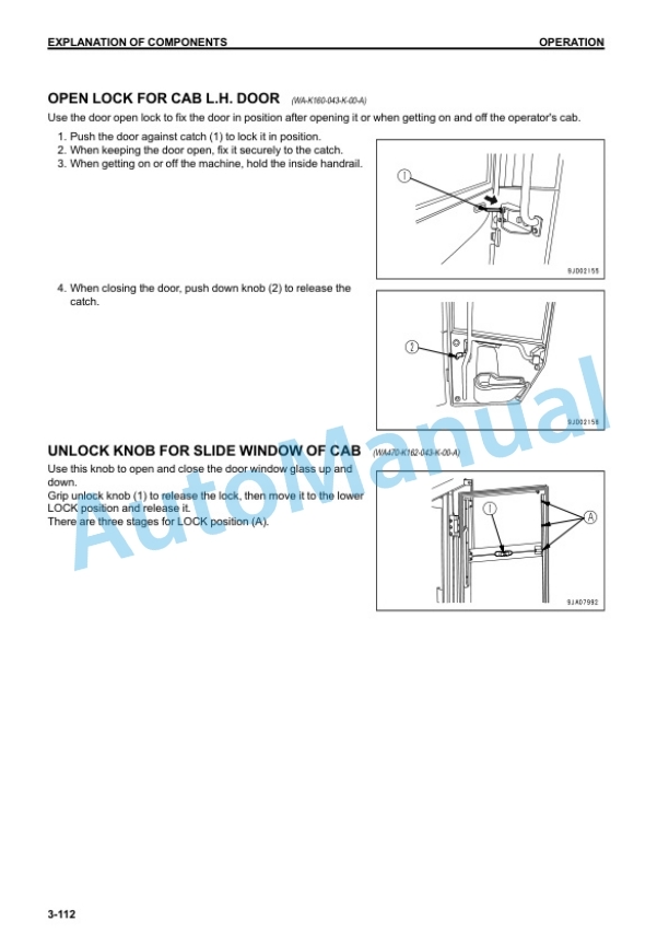 Komatsu WA470-7 Wheel Loader Operation and Maintenance Manual PEN01907-00 3 Komatsu WA470-7 Wheel Loader Operation and Maintenance Manual PEN01907-00 - Image 3