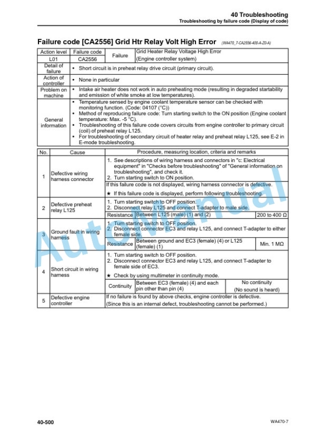 Komatsu WA470-7 Wheel Loader Shop Manual SEN06006-09 3 Komatsu WA470-7 Wheel Loader Shop Manual SEN06006-09 - Image 3