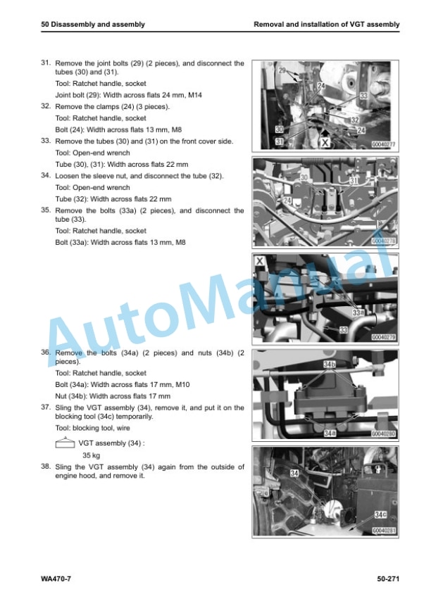 Komatsu WA470-7 Wheel Loader Shop Manual SEN06006-10 5 Komatsu WA470-7 Wheel Loader Shop Manual SEN06006-10 - Image 5