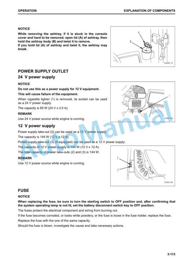 Komatsu WA470-8 Wheel Loader Operation and Maintenance Manual CEAM029502 3 Komatsu WA470-8 Wheel Loader Operation and Maintenance Manual CEAM029502 - Image 3