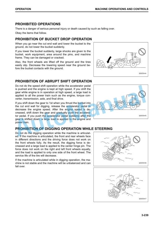 Komatsu WA470-8 Wheel Loader Operation and Maintenance Manual CEAM029507 4 Komatsu WA470-8 Wheel Loader Operation and Maintenance Manual CEAM029507 - Image 4