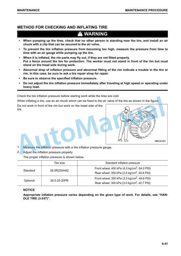 Komatsu WA470-8 Wheel Loader Operation and Maintenance Manual PEN01110-02 5 Komatsu WA470-8 Wheel Loader Operation and Maintenance Manual PEN01110-02 - Image 5