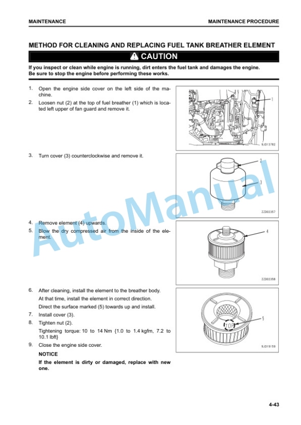 Komatsu WA470-8 Wheel Loader Operation and Maintenance Manual PEN01598-00 5 Komatsu WA470-8 Wheel Loader Operation and Maintenance Manual PEN01598-00 - Image 5