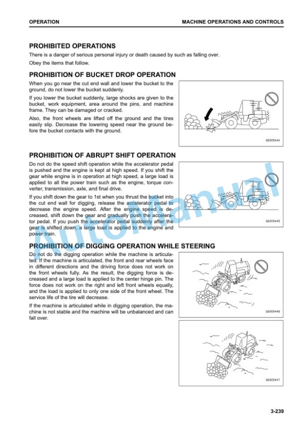 Komatsu WA470-8 Wheel Loader Operation and Maintenance Manual TEN01002-00 4 Komatsu WA470-8 Wheel Loader Operation and Maintenance Manual TEN01002-00 - Image 4