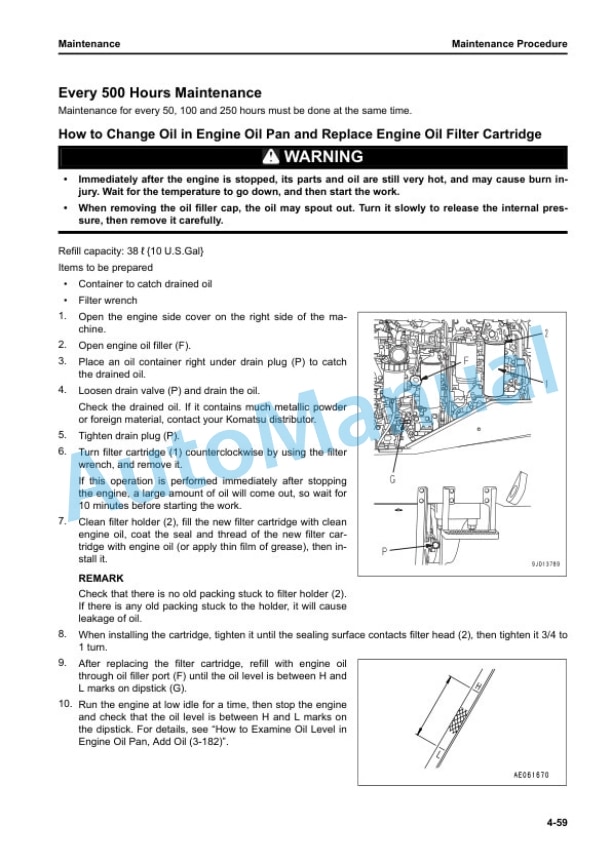 Komatsu WA470-8 Wheel Loader Operation and Maintenance Manual TEN01146-00 5 Komatsu WA470-8 Wheel Loader Operation and Maintenance Manual TEN01146-00 - Image 5