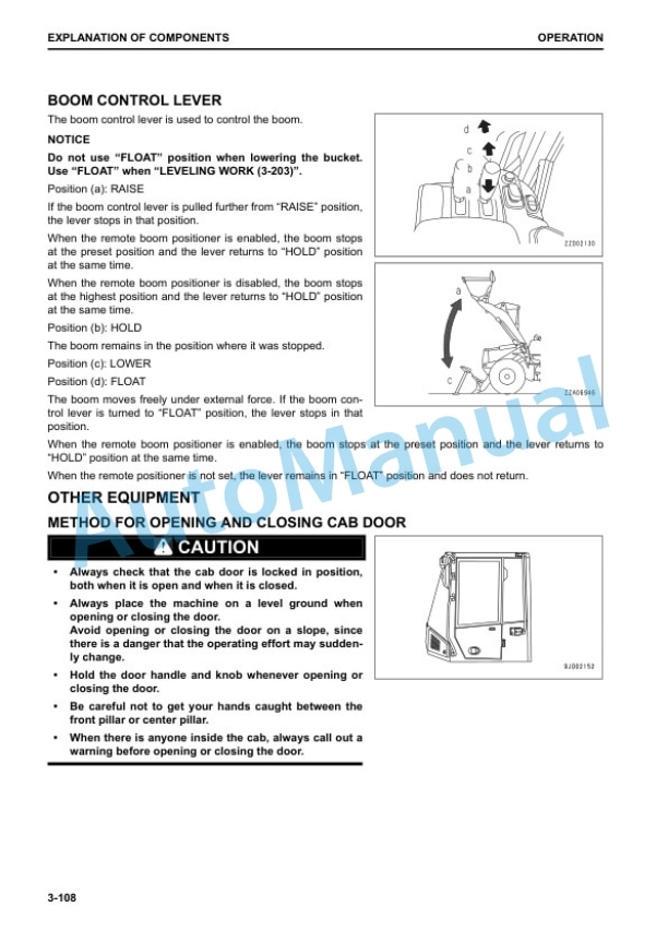 Komatsu WA470-8 Wheel Loader Operation and Maintenance Manual VENAM49500 3 Komatsu WA470-8 Wheel Loader Operation and Maintenance Manual VENAM49500 - Image 3