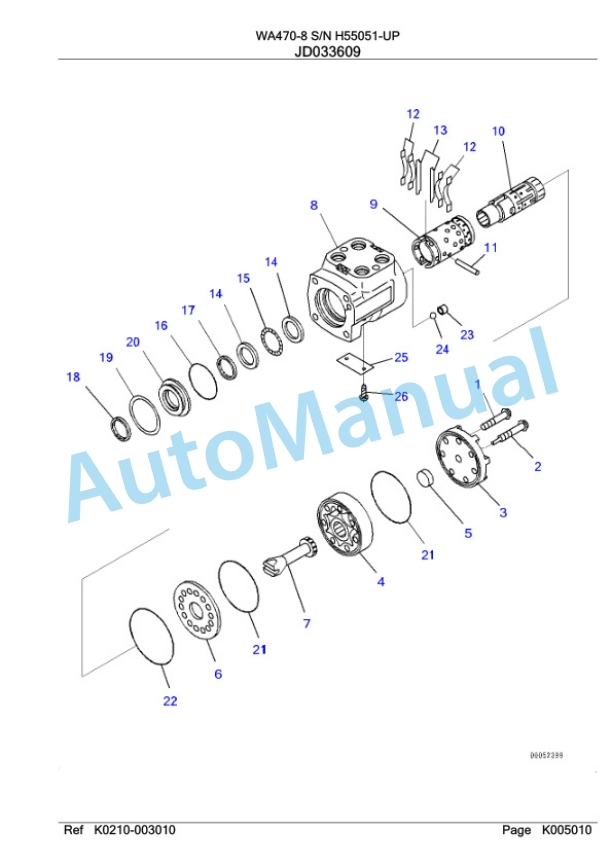 Komatsu WA470-8 Wheel Loader Parts Manual WA00006H 4 Komatsu WA470-8 Wheel Loader Parts Manual WA00006H-4