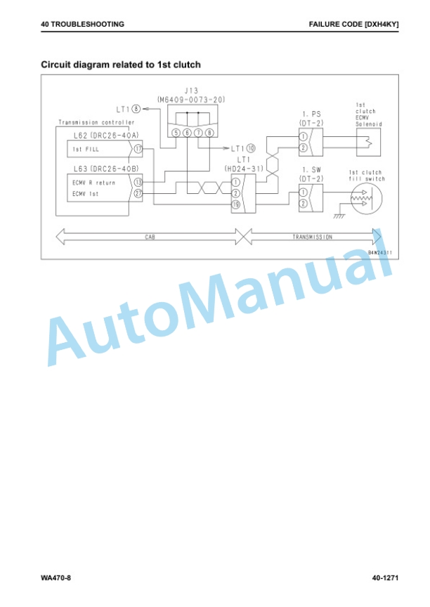 Komatsu WA470-8 Wheel Loader Shop Manual CEBM030001 4 Komatsu WA470-8 Wheel Loader Shop Manual CEBM030001 - Image 4
