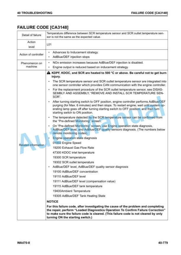 Komatsu WA470-8 Wheel Loader Shop Manual SEN06514-19 3 Komatsu WA470-8 Wheel Loader Shop Manual SEN06514-19 - Image 3