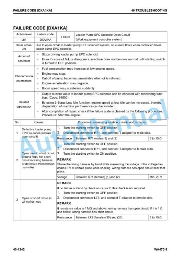 Komatsu WA470-8 Wheel Loader Shop Manual VENBM49500 4 Komatsu WA470-8 Wheel Loader Shop Manual VENBM49500 - Image 4
