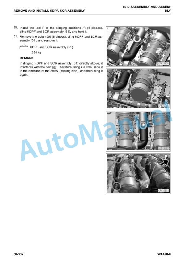 Komatsu WA470-8 Wheel Loader Shop Manual VENBM49500 5 Komatsu WA470-8 Wheel Loader Shop Manual VENBM49500 - Image 5