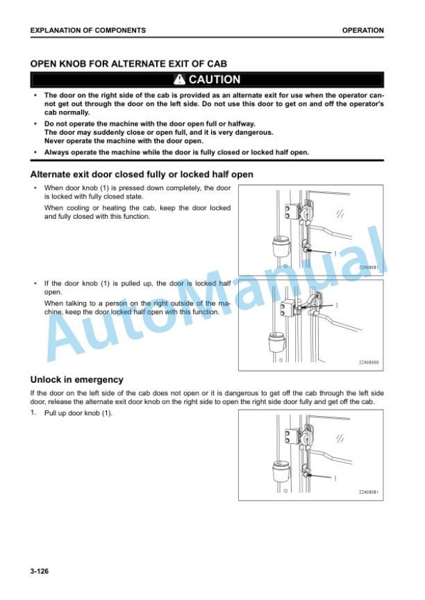 Komatsu WA470-8E0 Wheel Loader Operation and Maintenance Manual PEN01827-00 3 Komatsu WA470-8E0 Wheel Loader Operation and Maintenance Manual PEN01827-00 - Image 3