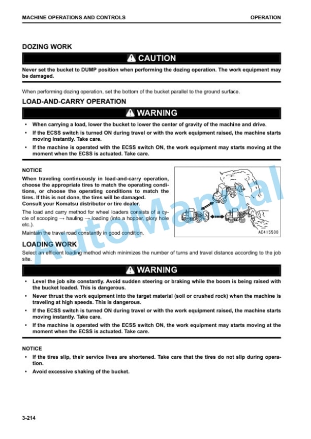 Komatsu WA470-8E0 Wheel Loader Operation and Maintenance Manual VENAM53001 4 Komatsu WA470-8E0 Wheel Loader Operation and Maintenance Manual VENAM53001 - Image 4