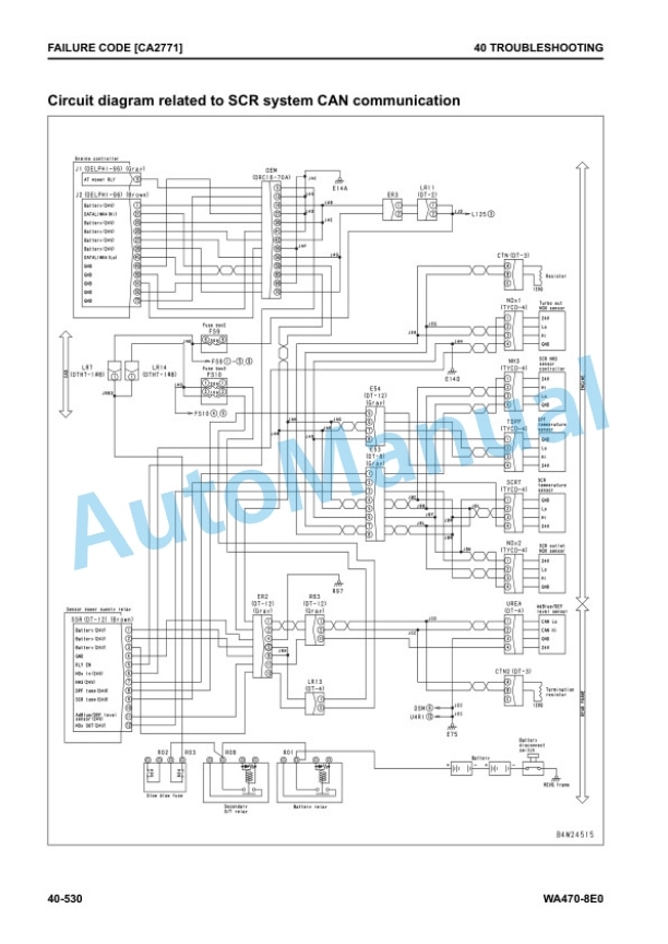 Komatsu WA470-8E0 Wheel Loader Shop Manual SEN06753-01 3 Komatsu WA470-8E0 Wheel Loader Shop Manual SEN06753-01 - Image 3