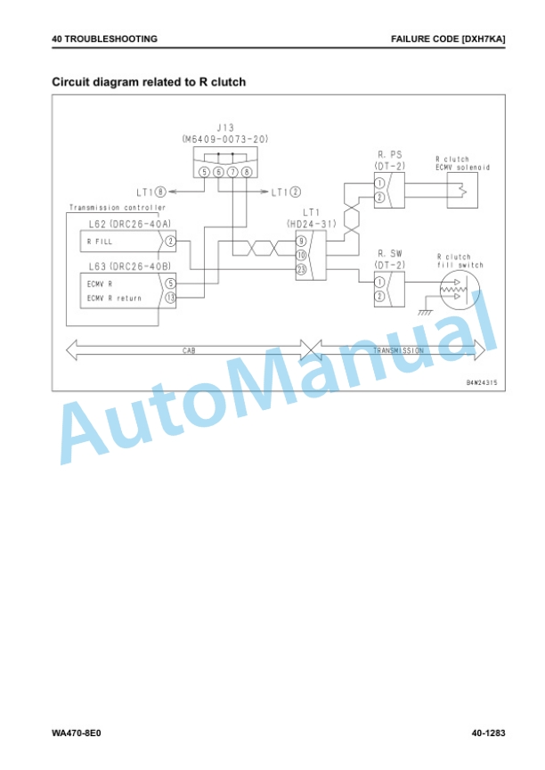 Komatsu WA470-8E0 Wheel Loader Shop Manual SEN06753-01 4 Komatsu WA470-8E0 Wheel Loader Shop Manual SEN06753-01 - Image 4