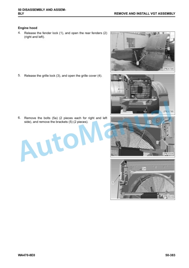Komatsu WA470-8E0 Wheel Loader Shop Manual SEN06753-06 5 Komatsu WA470-8E0 Wheel Loader Shop Manual SEN06753-06 - Image 5