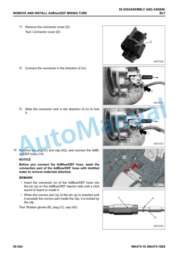 Komatsu WA475-10, WA475-10E0 Wheel Loader Shop Manual SEN06773-04 5 Komatsu WA475-10, WA475-10E0 Wheel Loader Shop Manual SEN06773-04 - Image 5