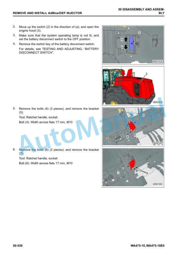 Komatsu WA475-10, WA475-10E0 Wheel Loader Shop Manual SEN06773-06 5 Komatsu WA475-10, WA475-10E0 Wheel Loader Shop Manual SEN06773-06 - Image 5