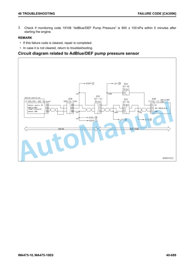 Komatsu WA475-10, WA475-10E0 Wheel Loader Shop Manual SEN06773-09 3 Komatsu WA475-10, WA475-10E0 Wheel Loader Shop Manual SEN06773-09 - Image 3