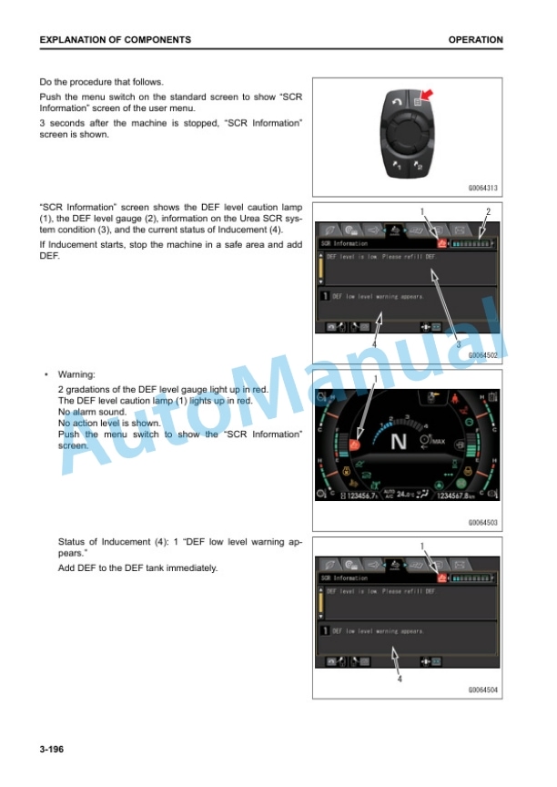 Komatsu WA475-10 Wheel Loader Operation and Maintenance Manual TEN00901-02 3 Komatsu WA475-10 Wheel Loader Operation and Maintenance Manual TEN00901-02 - Image 3