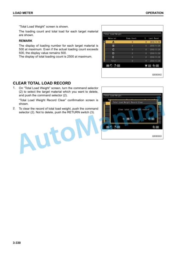 Komatsu WA475-10 Wheel Loader Operation and Maintenance Manual TEN00977-03 4 Komatsu WA475-10 Wheel Loader Operation and Maintenance Manual TEN00977-03 - Image 4