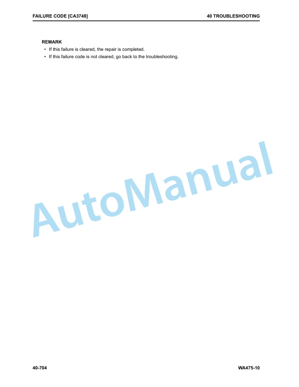 Komatsu WA475-10 Wheel Loader Shop Manual CEBM035000 3 Komatsu WA475-10 Wheel Loader Shop Manual CEBM035000-3