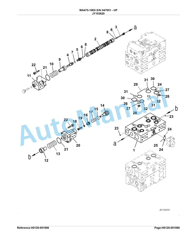 Komatsu WA475-10E0 Parts Manual H47051-UP 2 Komatsu WA475-10E0 Parts Manual H47051-UP-2