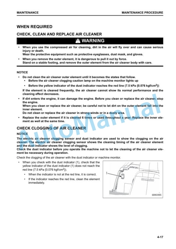 Komatsu WA475-10E0 Wheel Loader Operation and Maintenance Manual PEN01892-00 5 Komatsu WA475-10E0 Wheel Loader Operation and Maintenance Manual PEN01892-00 - Image 5