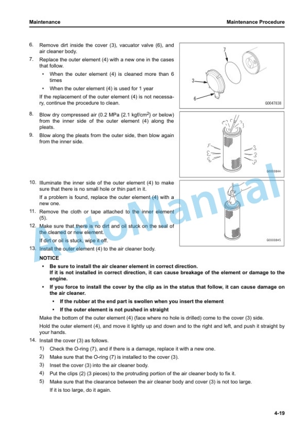 Komatsu WA475-10E0 Wheel Loader Operation and Maintenance Manual PEN02136-00 5 Komatsu WA475-10E0 Wheel Loader Operation and Maintenance Manual PEN02136-00 - Image 5
