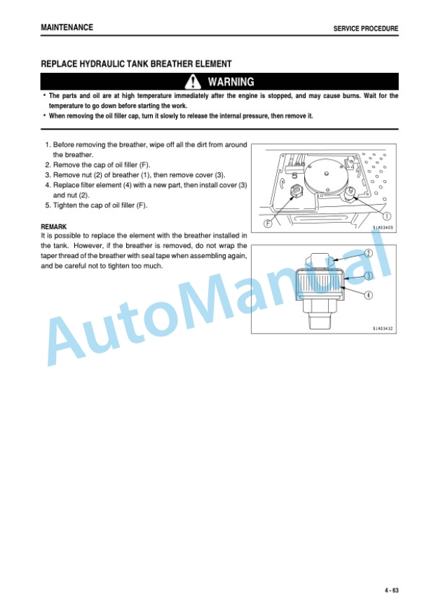 Komatsu WA480-5 Galeo Wheel Loader Operation and Maintenance Manual SEAM041403T 5 Komatsu WA480-5 Galeo Wheel Loader Operation and Maintenance Manual SEAM041403T - Image 5