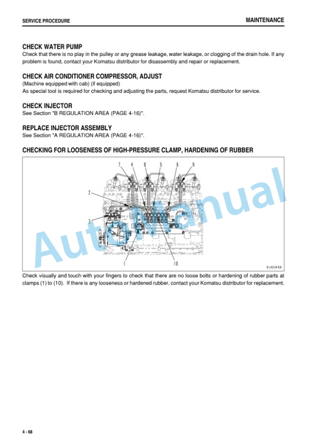 Komatsu WA480-5 Wheel Loader Operation and Maintenance Manual TEN00092-05 5 Komatsu WA480-5 Wheel Loader Operation and Maintenance Manual TEN00092-05 - Image 5