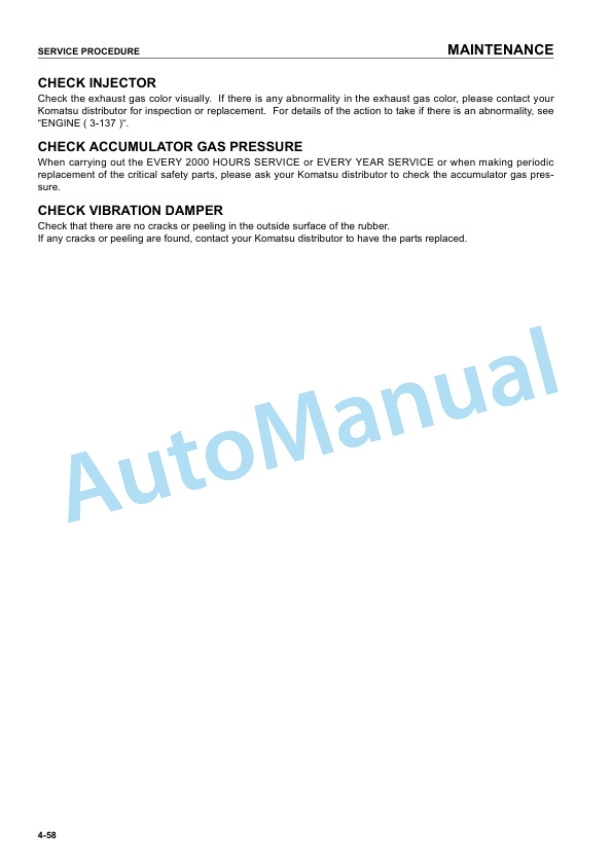 Komatsu WA480-5H Wheel Loader Operation and Maintenance Manual VEAM190100 5 Komatsu WA480-5H Wheel Loader Operation and Maintenance Manual VEAM190100 - Image 5