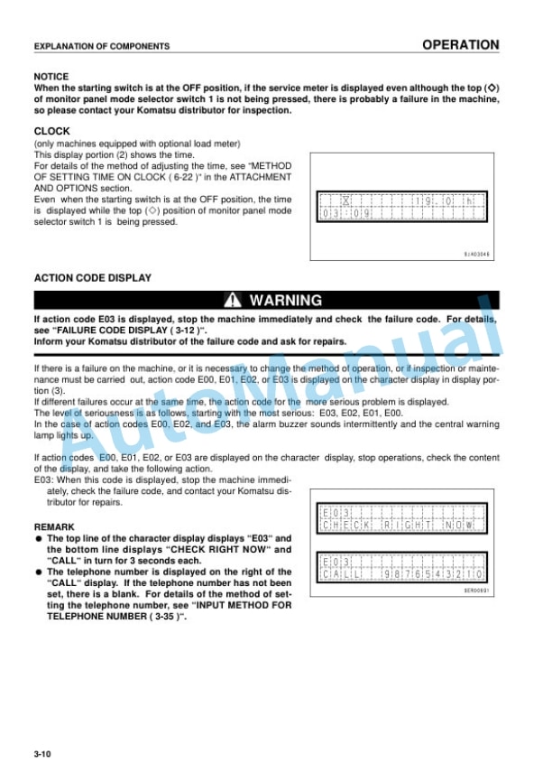 Alternative view of Komatsu WA480-5H Wheel Loader Operation and Maintenance Manual VEAM190200