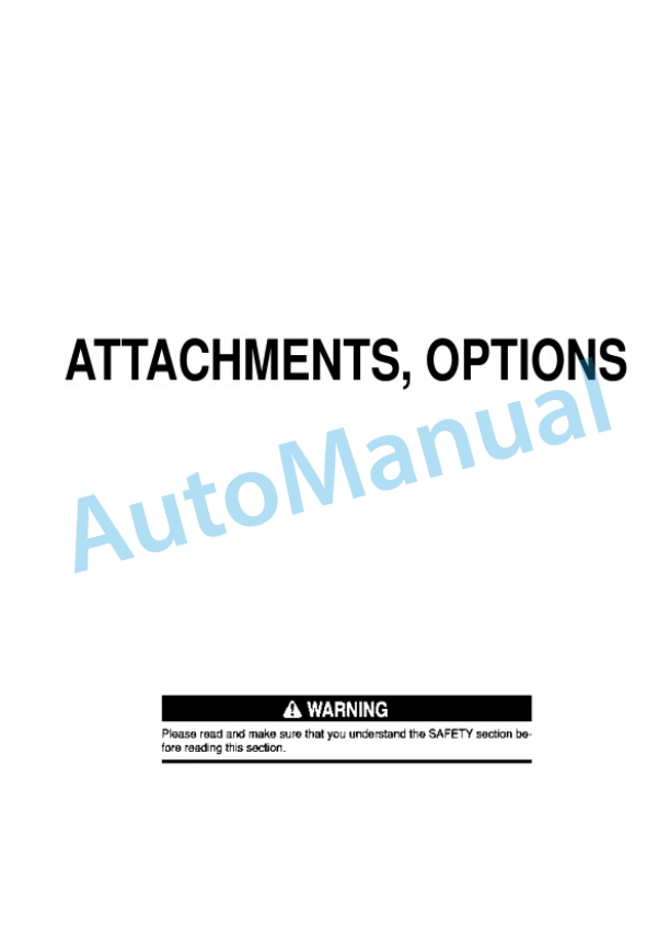 Komatsu WA480-5H Wheel Loader Operation and Maintenance Manual VEAM190200 5 Komatsu WA480-5H Wheel Loader Operation and Maintenance Manual VEAM190200 - Image 5