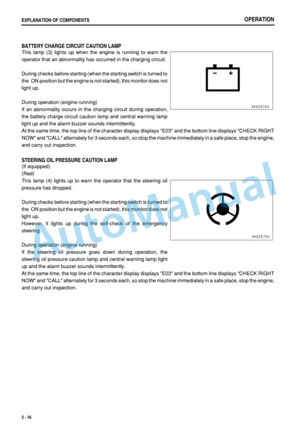 Alternative view of Komatsu WA480-6 Wheel Loader Operation and Maintenance Manual PEN00324-04